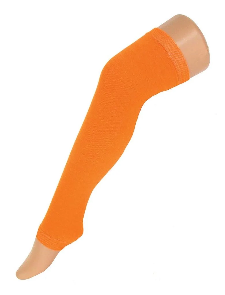 Neon oranje beenwarmers 60cm