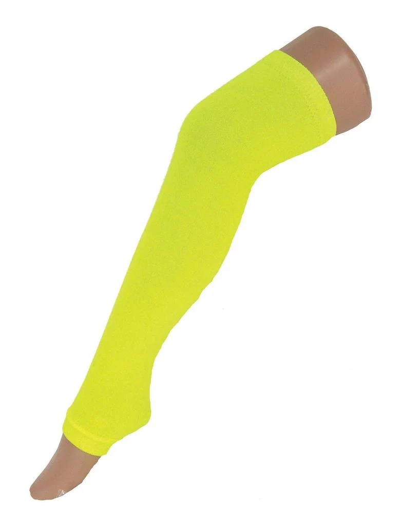 Neon gele beenwarmers 60cm