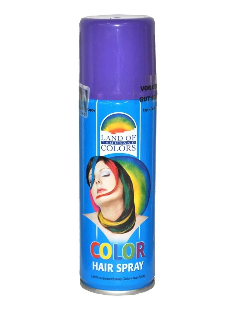 Haarspray in paars