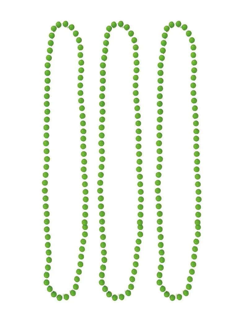 Disco halsketting in neon groen