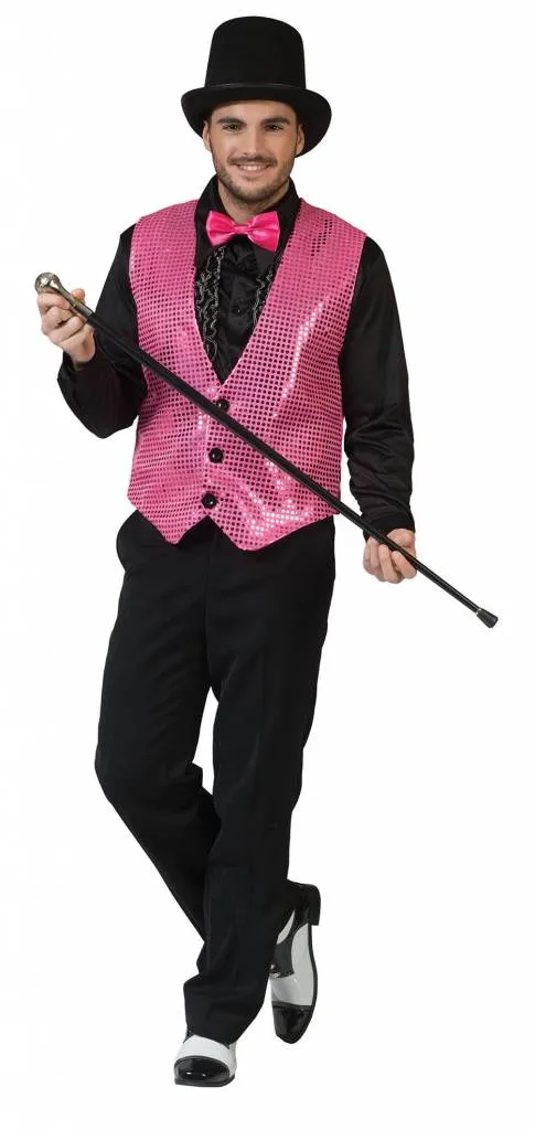 Gilet fuchsia man