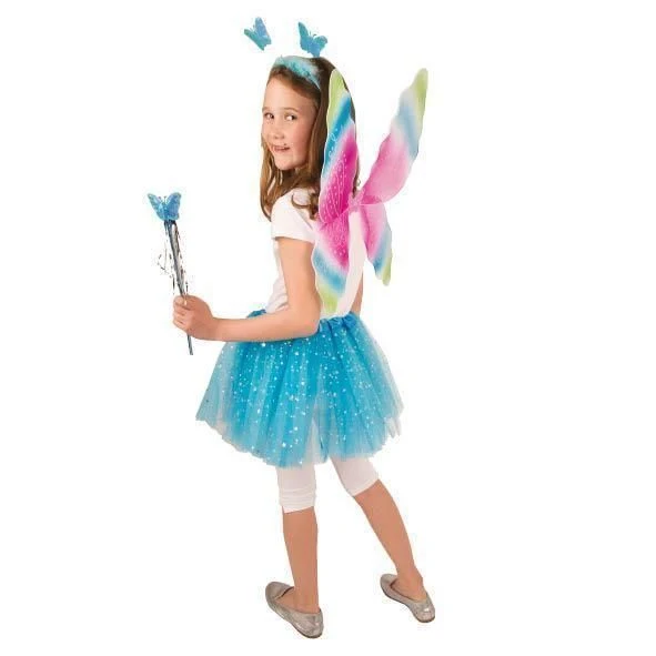 Set vlinder blauw