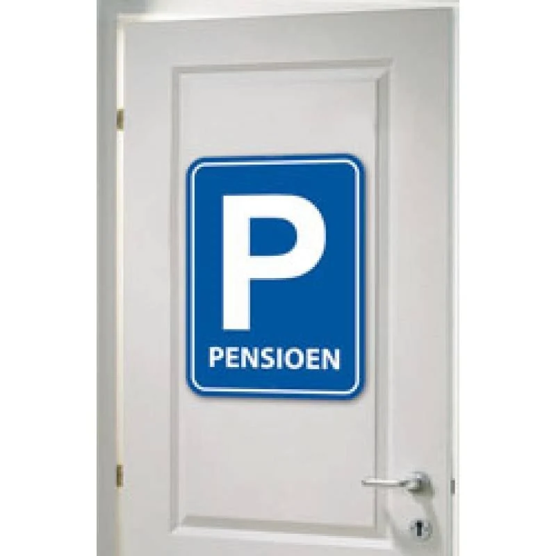 Deurbord pensioen