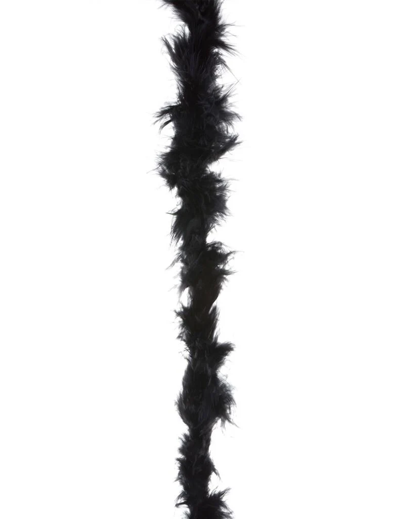 Zwarte marabou boa 2mtr