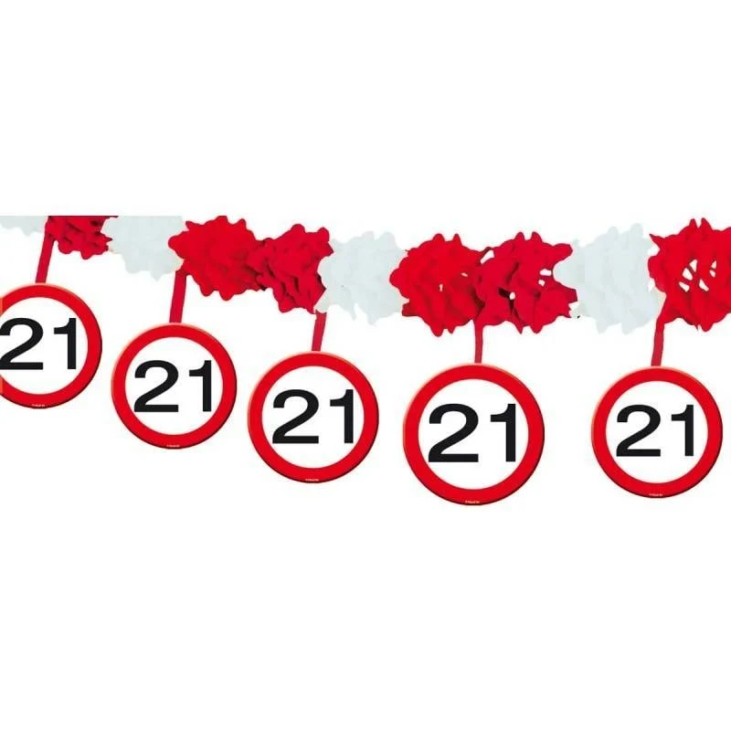 Slinger onderhanger verkeersbord 21