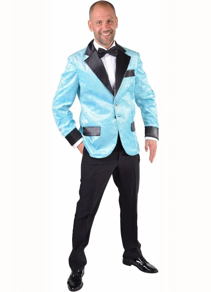 Glitter colbert turquoise