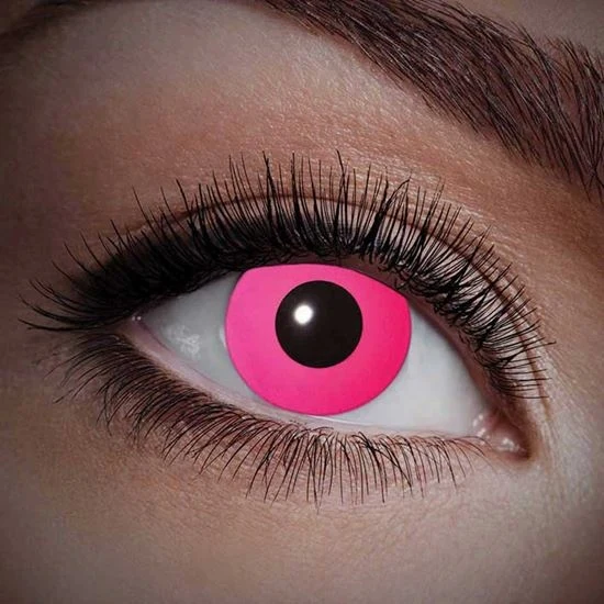 UV Pink kleur lenzen 1 jaar