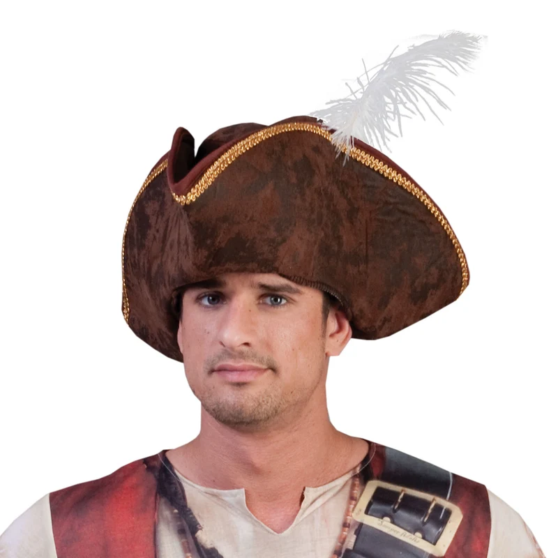 Piratenhoed Stefan met veer
