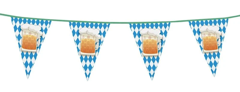 Oktoberfest party vlaggenlijn 6 meter