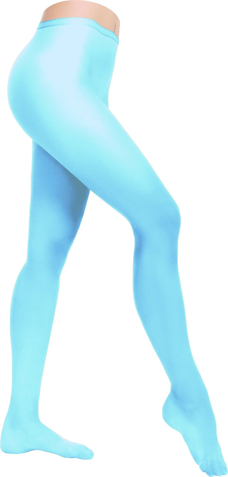 Licht blauwe disco panty