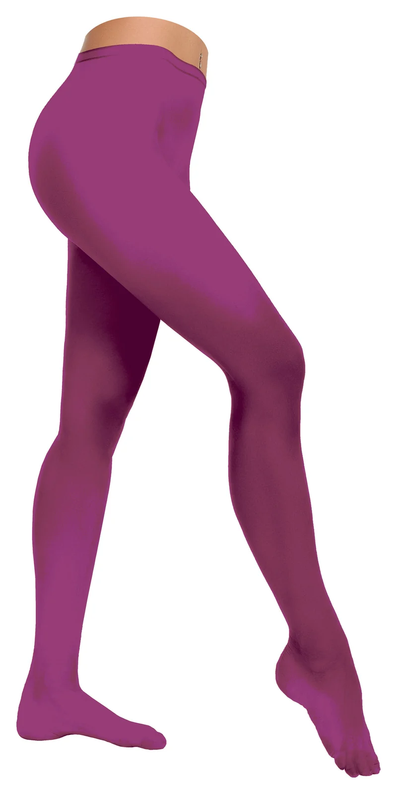 Paarse disco panty kinderen