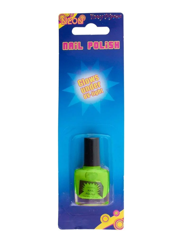 Neon groen nagellak