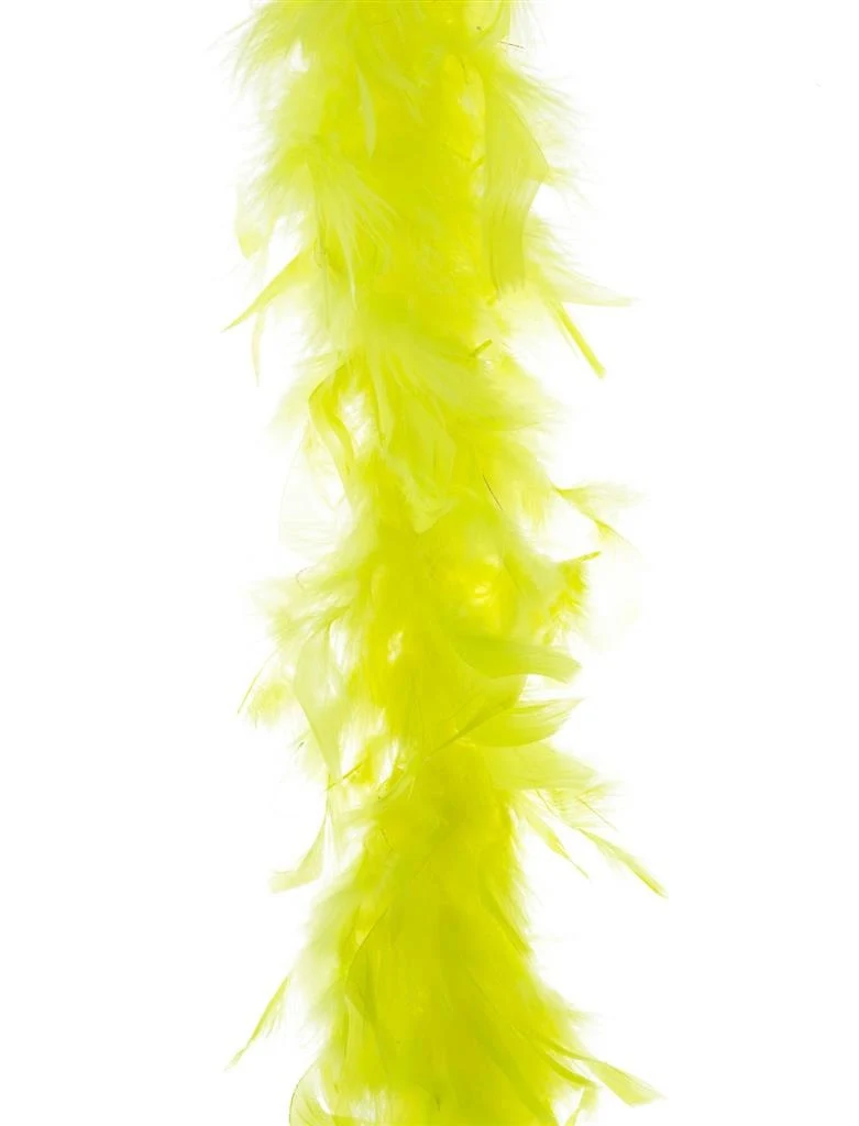 Neon gele veren a 45gram