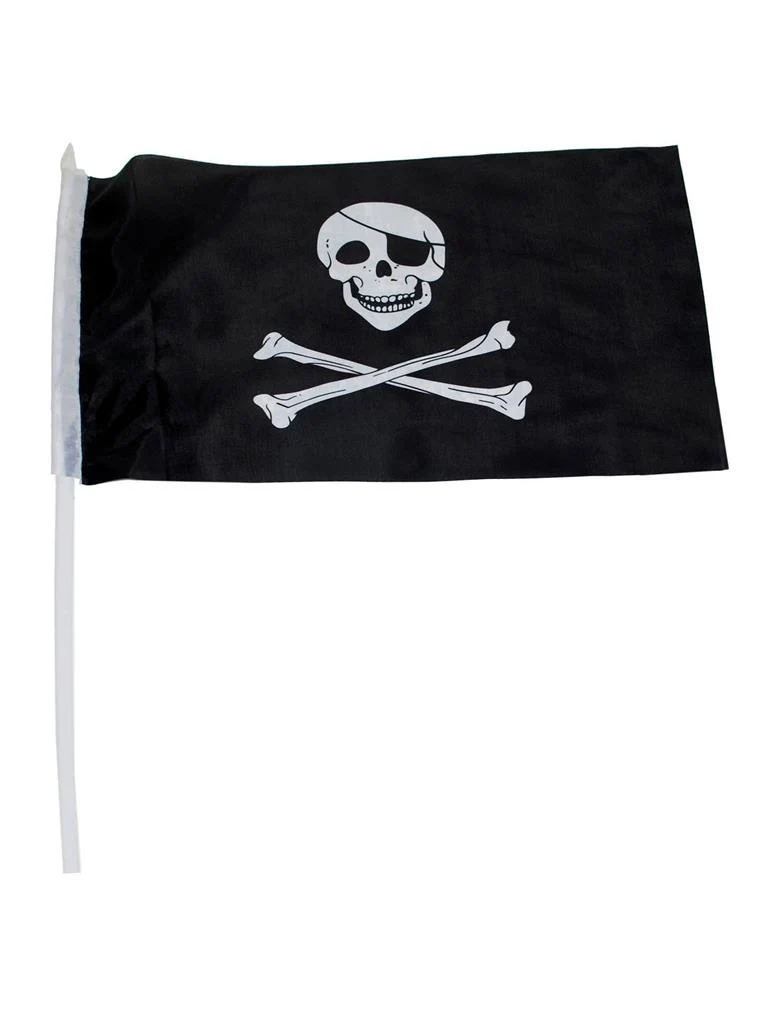 Piratenvlag met stok