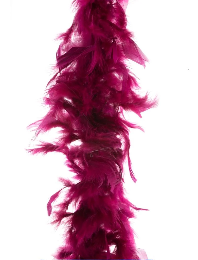 Veren boa in donker rood/bordeaux 45gram