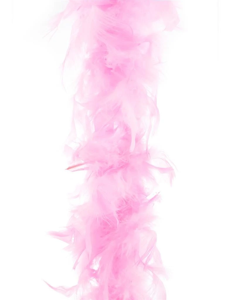 Veren boa in roze 45gr