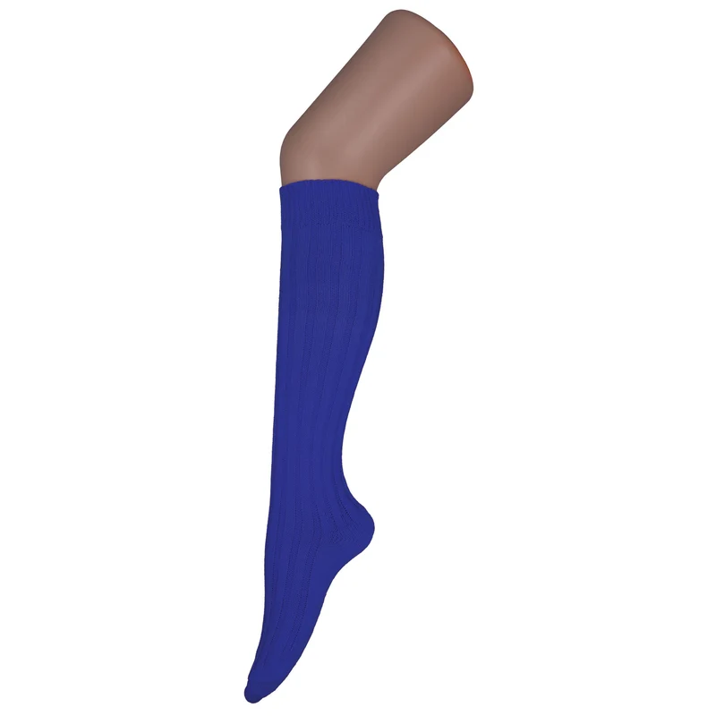 Blauwe kniekousen 60cm