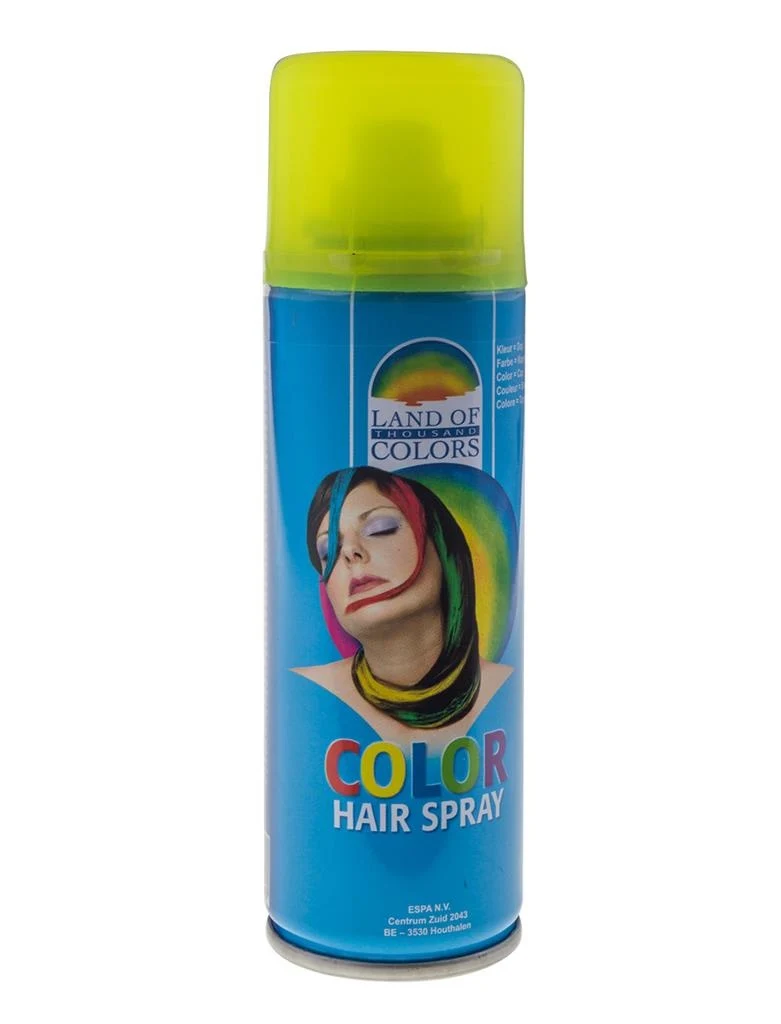 Haarspray in geel