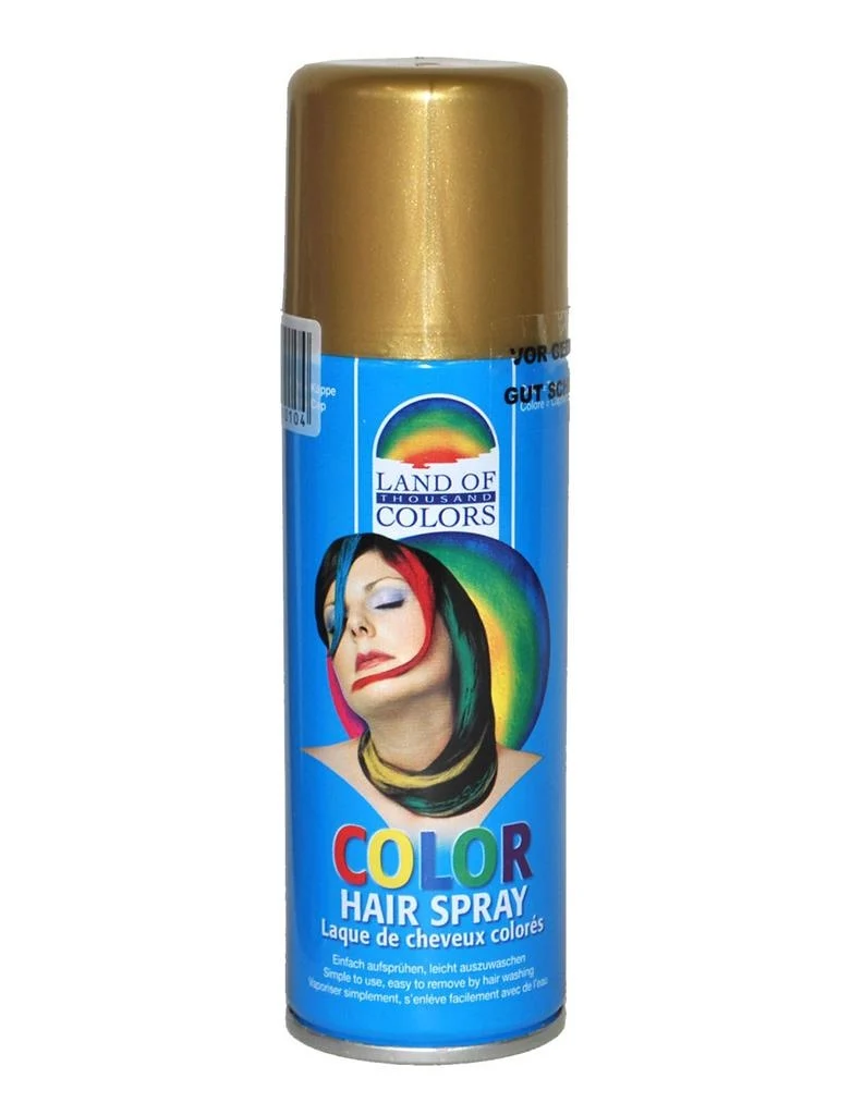 Haarspray in goud