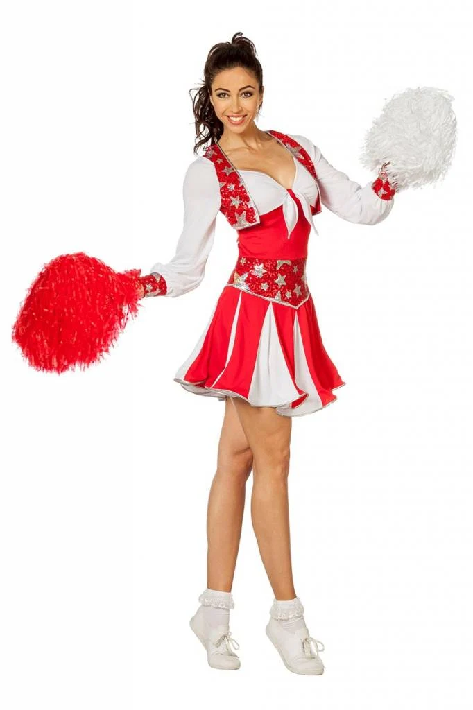 Cheerleader pakje luxe rood
