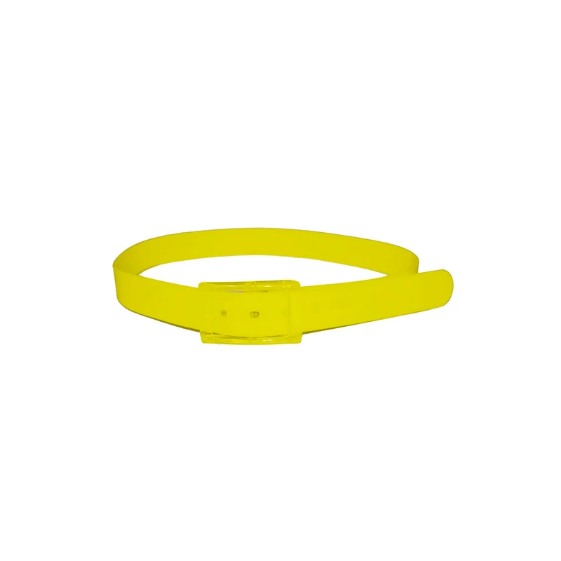 Neon gele disco riem