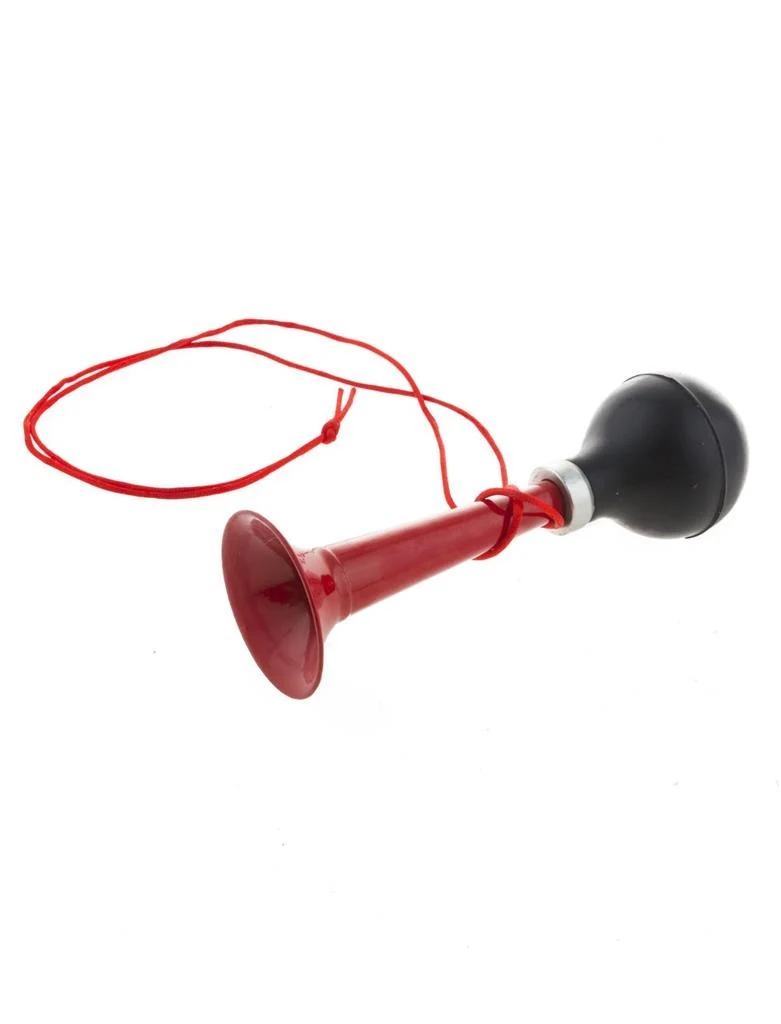 Toeter rood met koord