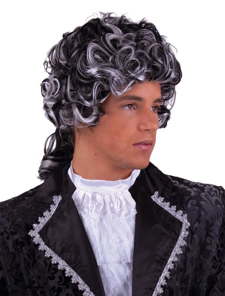 Pruik rococo David man