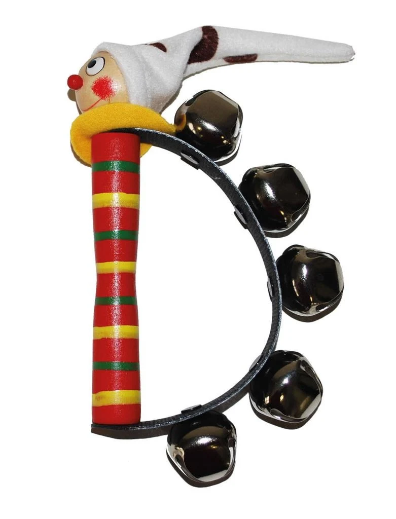 Bellenkrans voor carnaval met clown
