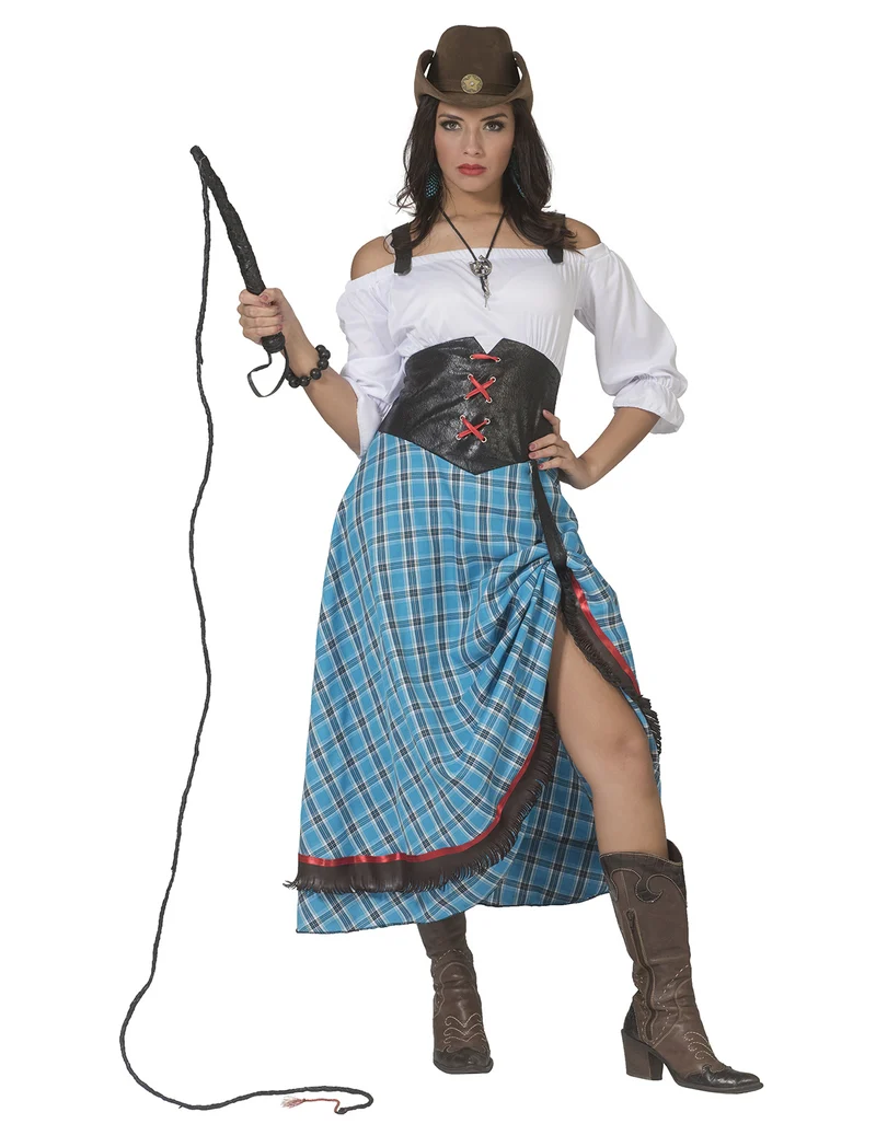 Cowboy kostuum Blue Bird dames