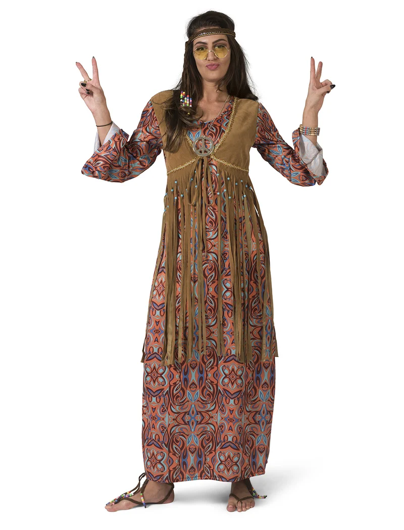 Hippie jurk kostuum Elsemieke