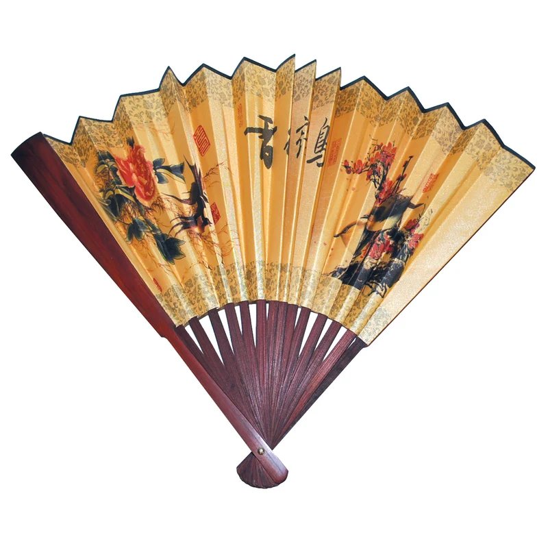 Chinese waaier met print33cm
