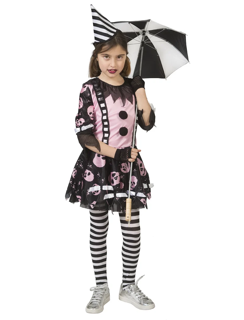 Clownsjurk Pipa roze meiden