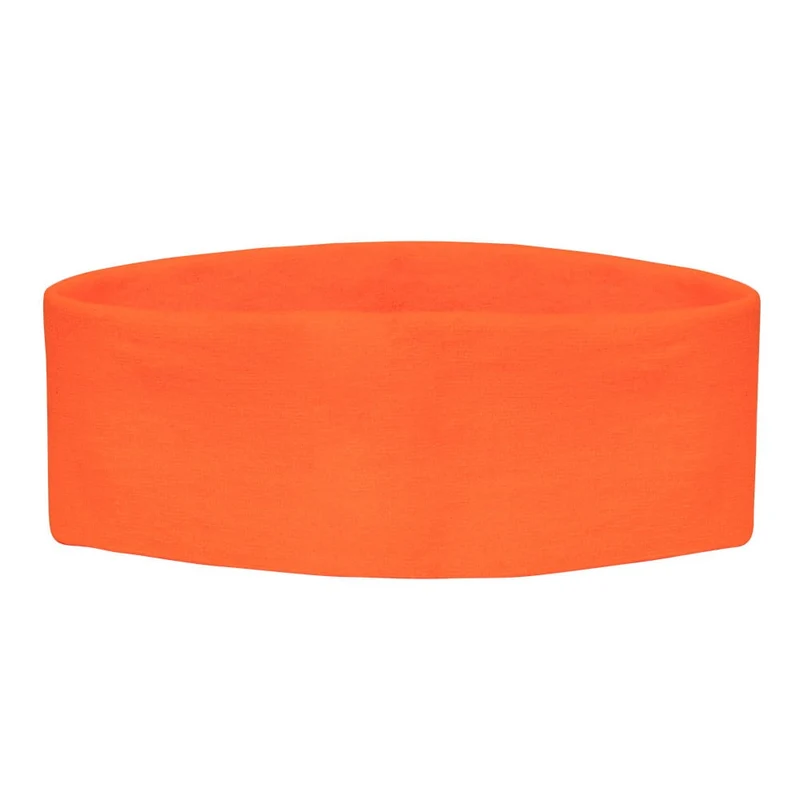 Hoofdband neon oranje