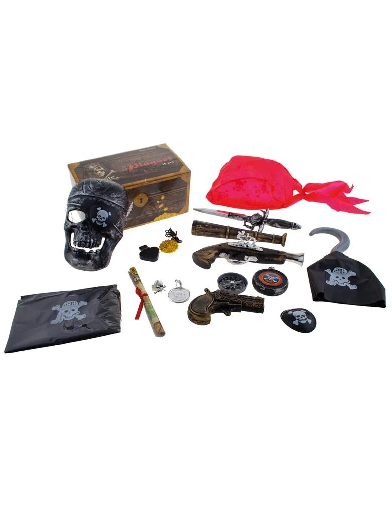 Schatkist piraten accessoires 15-delig