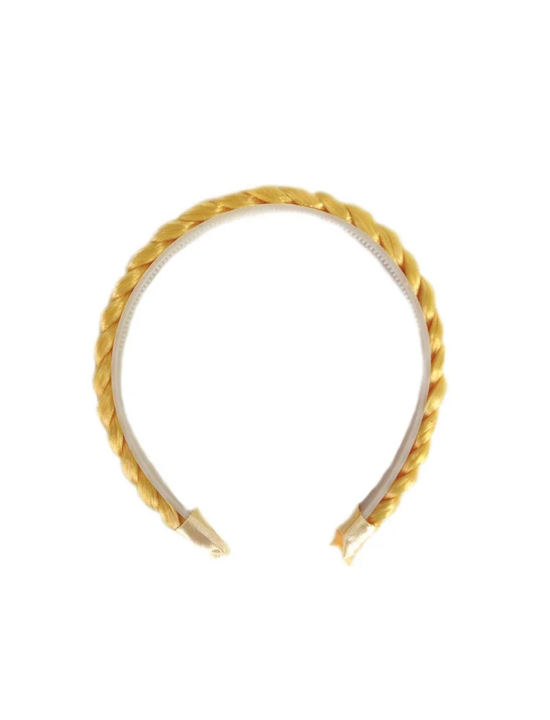 Tiara met blonde vlecht