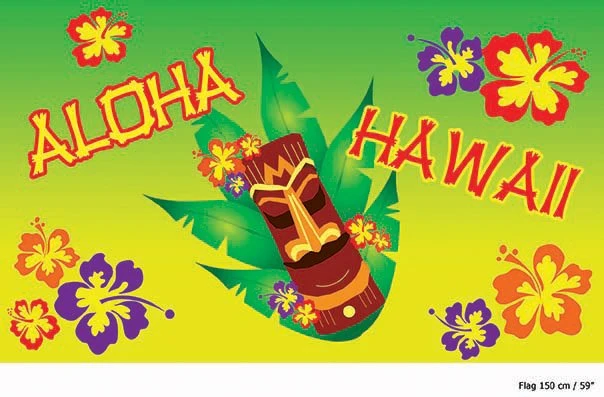 Aloha Hawaii vlag 150cm