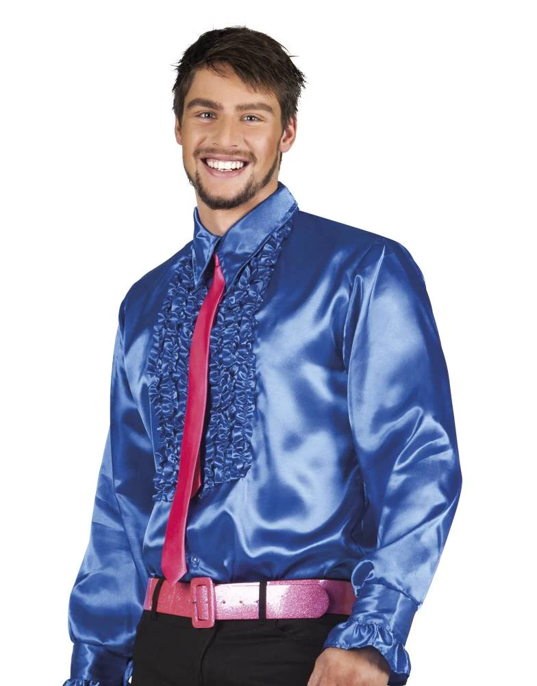 Party blouse Koningsblauw
