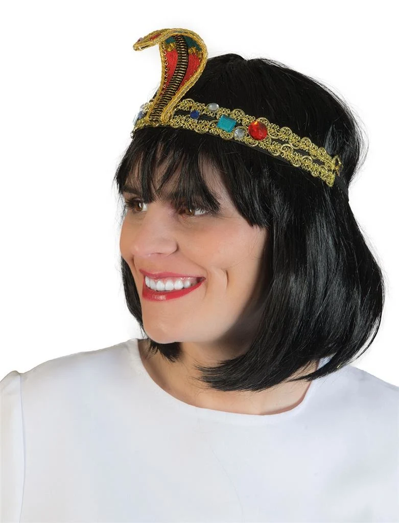 Egyptische hoofdband met nep stenen