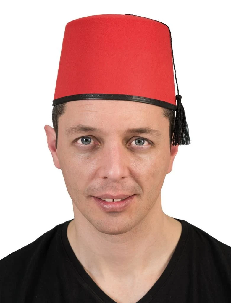 Fez hoed Amin met zwarte kwast