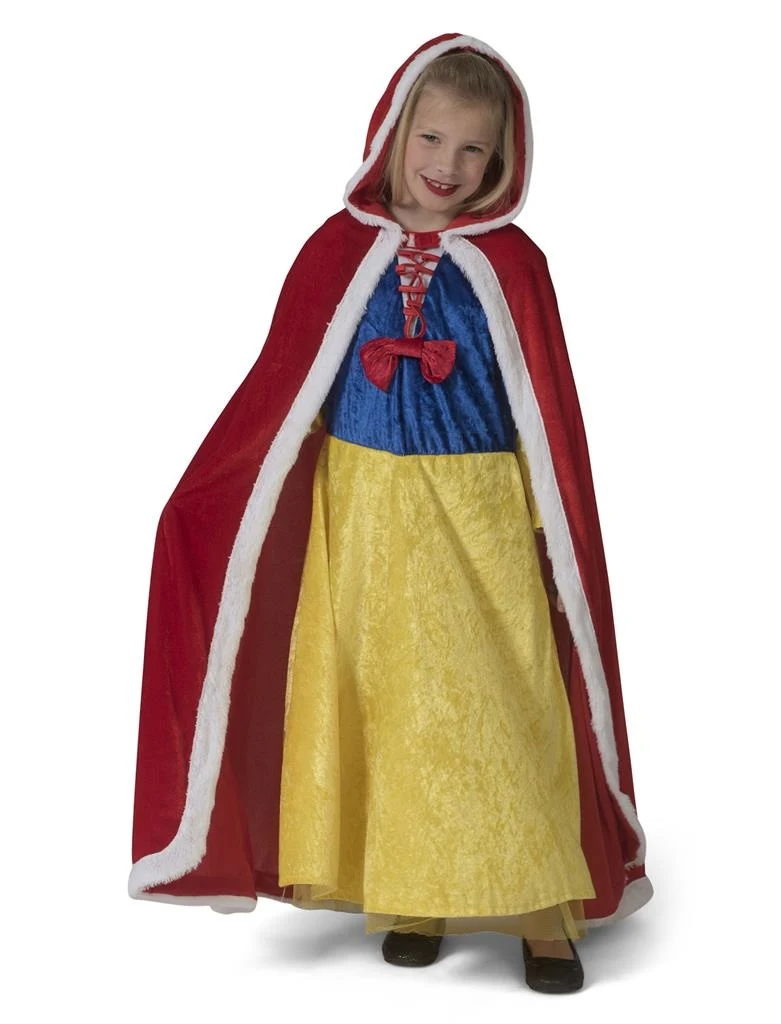 Rode Cape met muts kinderen