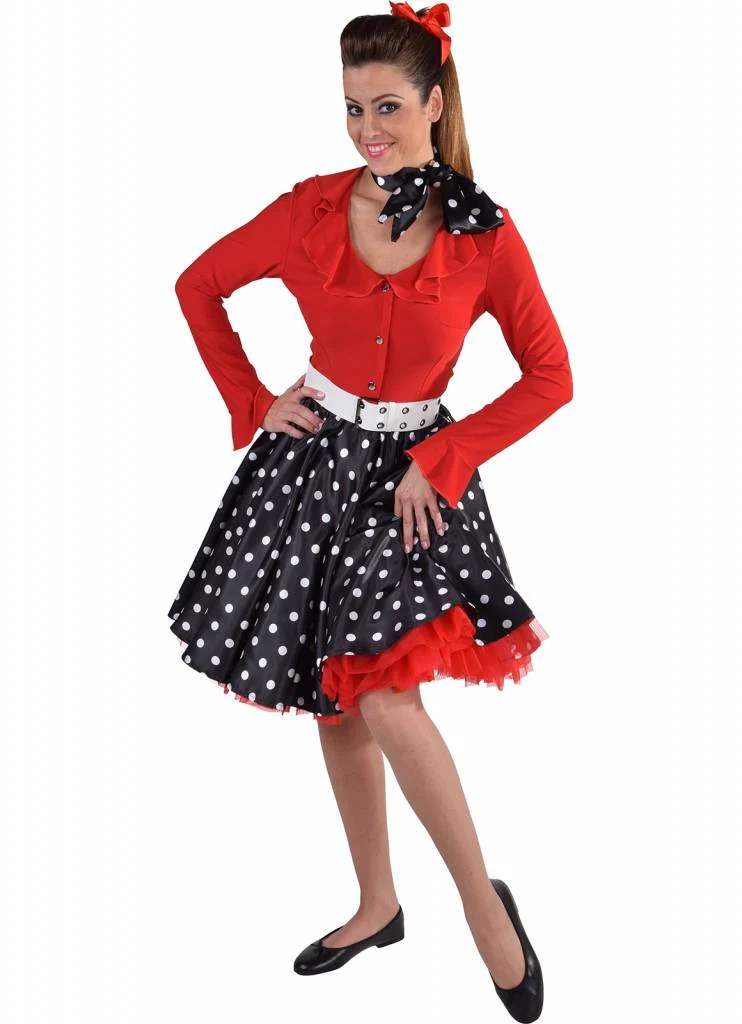 Rock & Roll rok zwart