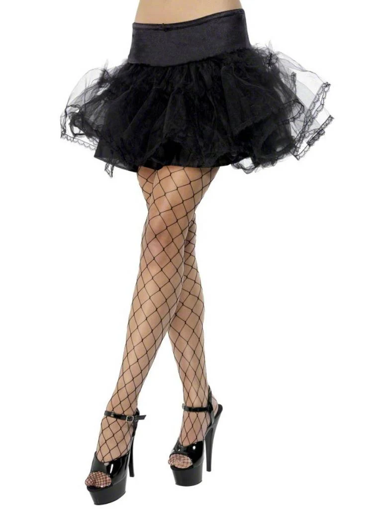 Tule petticoat zwart