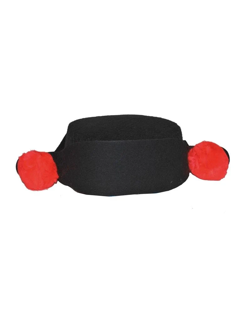 Spaanse toreador hoed met rode ballen