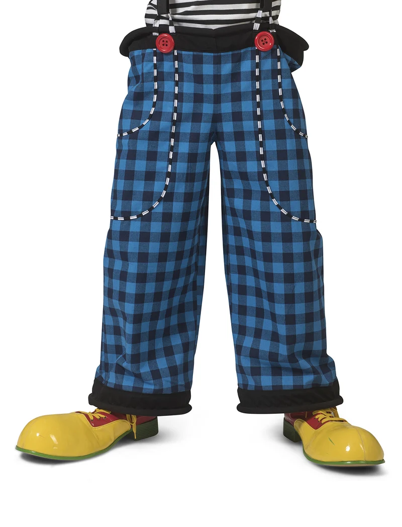 Clownsbroek Adriaan met bretellen