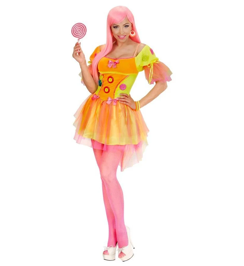 Neon Fantasy dame jurk