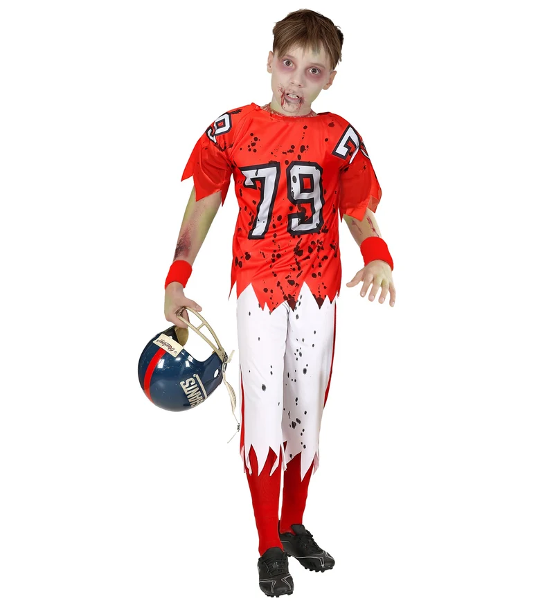Zombie football kostuum kinderen