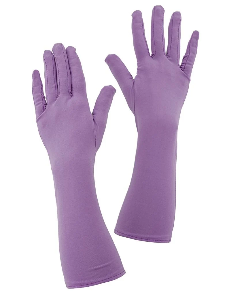 Lange handschoenen licht paars