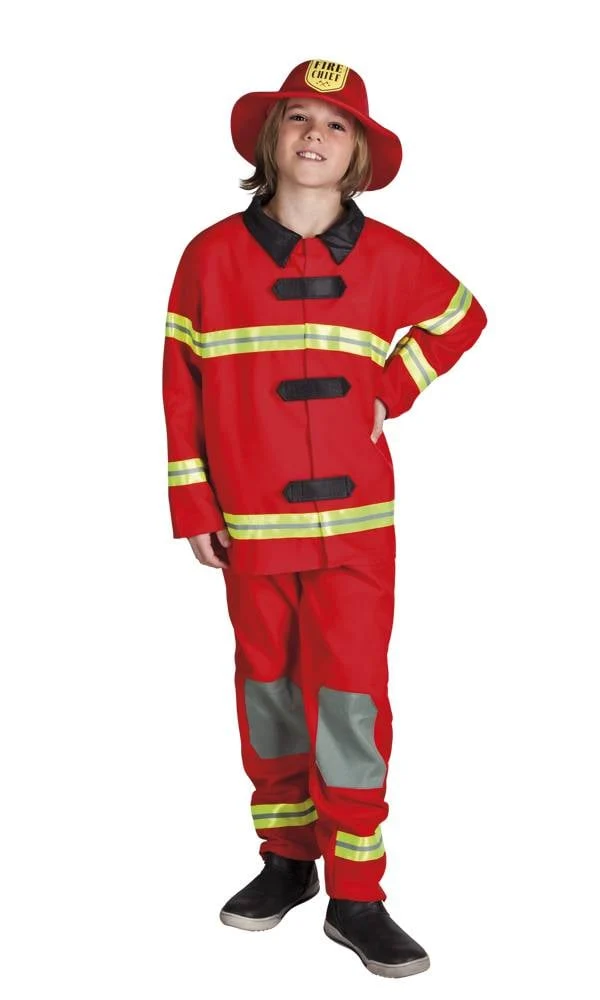 Kostuum brandweer man kind