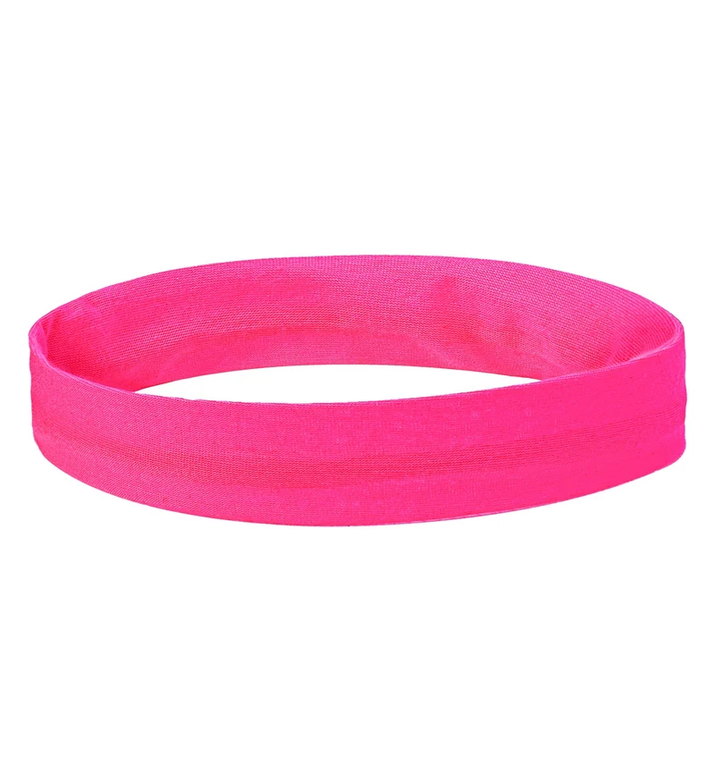 Hoofdband neon rose
