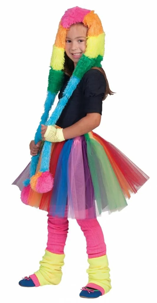 Regenboog rok kind